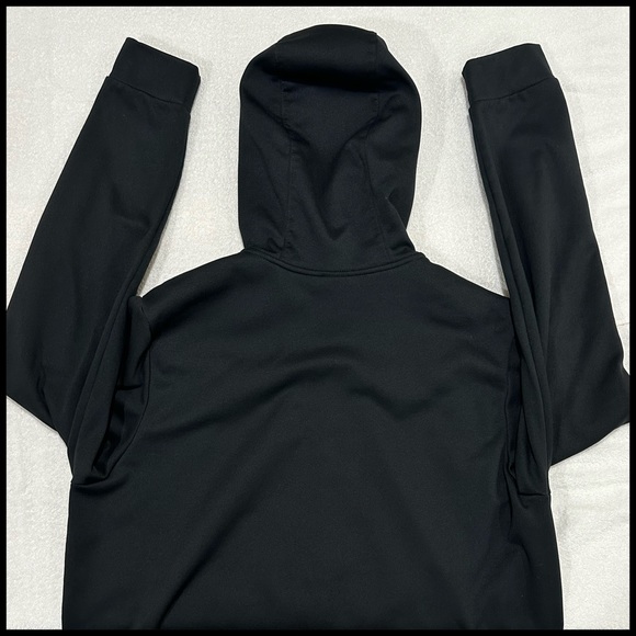 NikeThermaFit🔥🪶 XL Black Hooded Zip Up Jacket, 3 Pockets, Like New, Clean. Warm - Picture 12 of 16